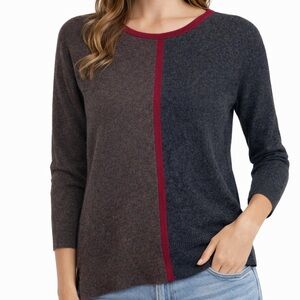 Cullen Colorblock Cashmere Sweater
